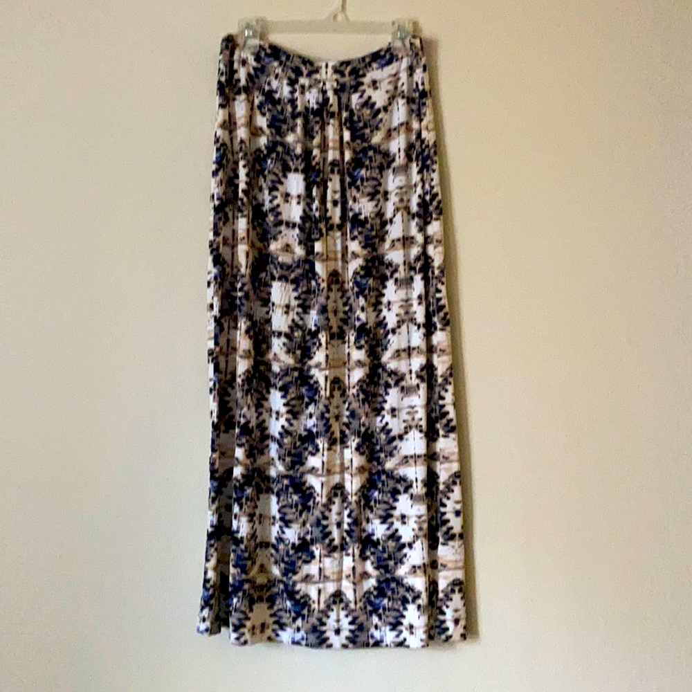 Long Stretchy Patterned Skirt Cynthia Rowley